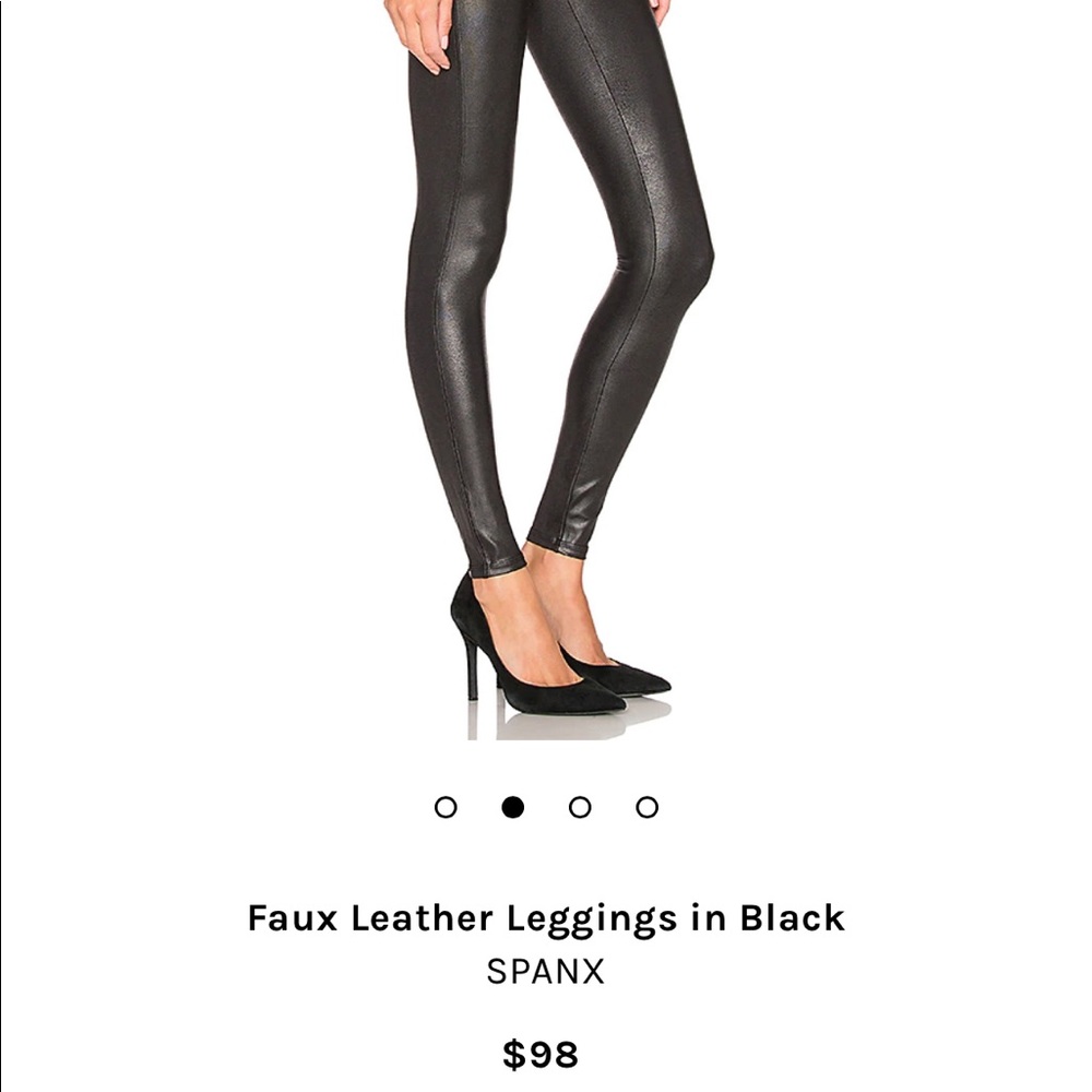 Spanx Faux Leather Leggings